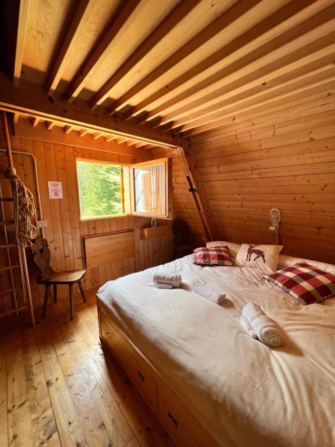 ~Chalet_Rifugio Tra I Boschi~ Sella Nevea Bagian luar foto