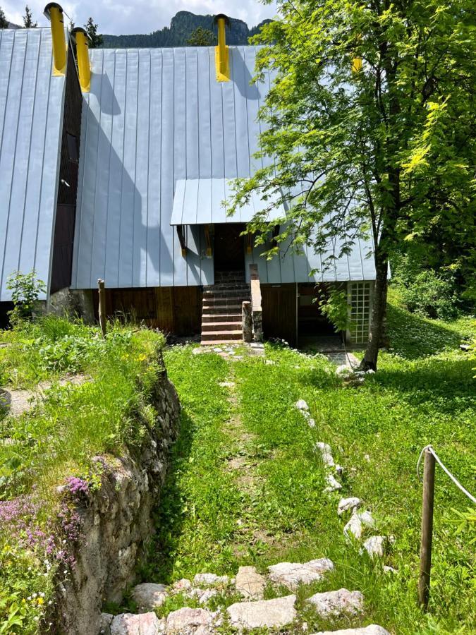 ~Chalet_Rifugio Tra I Boschi~ Sella Nevea Bagian luar foto